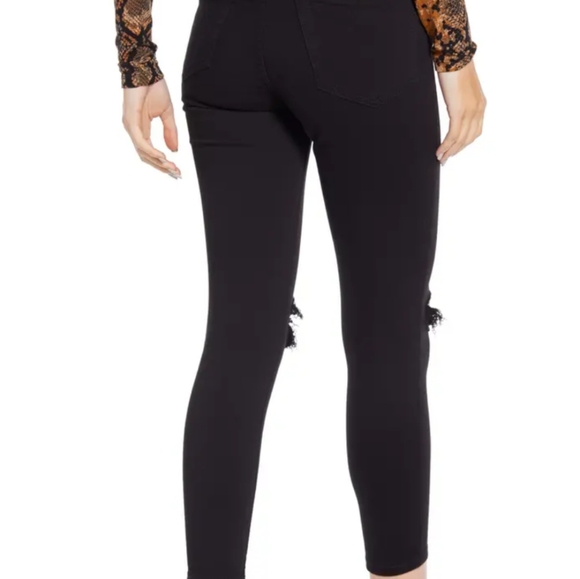 TopShop Jamie High Waist Ripped Skinny Jeans - Picture 4 of 4